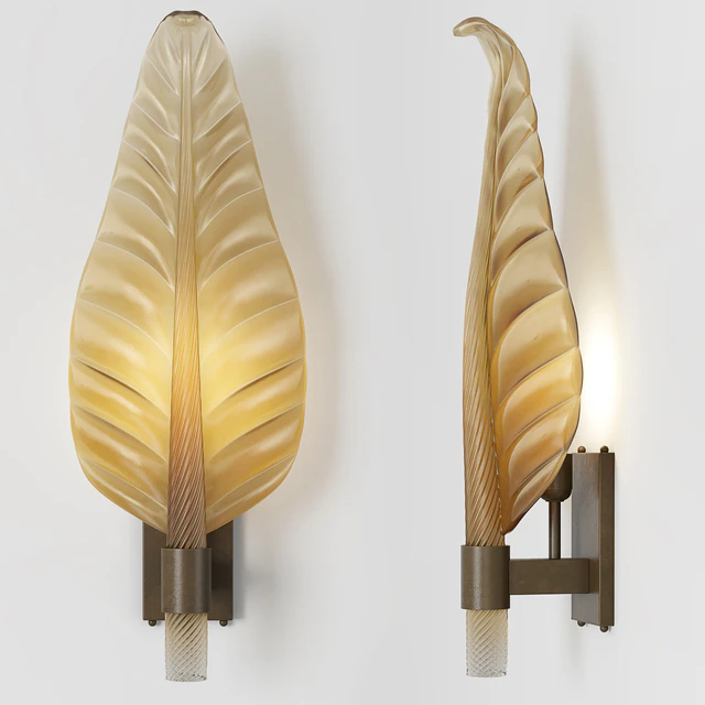 Chairish Large Scale Murano Glass Leaf — Descargar