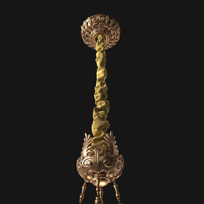 White House Red Room Chandelier 1805 — Ver 3