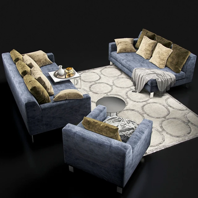 Sofa Napoli Sofa Club blue — Descargar