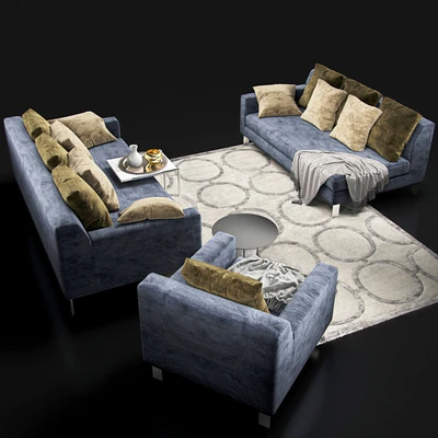 Sofa Napoli Sofa Club blue — Ver 2
