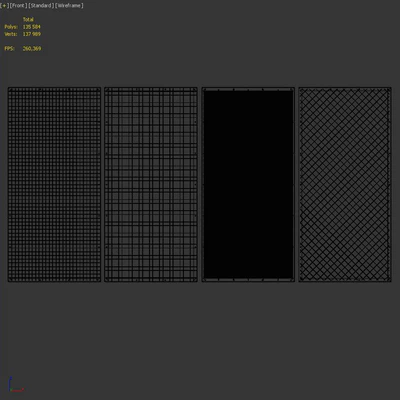 Set of decorative panels in the Loft style 04 — Ver 3