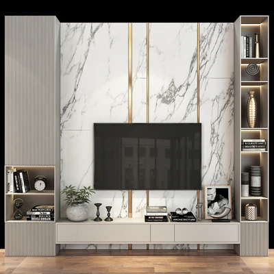 TV wall set 285 — Ver 1