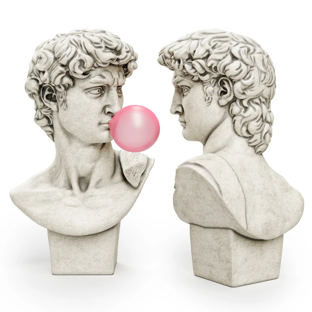 Bust of David Sculpture Michelangelo — Descargar