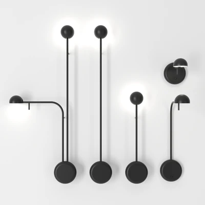 Pin wall lamps by Vibia — Скачать
