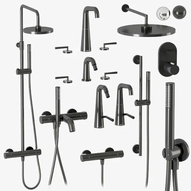 Nobili Liquid shower and faucets set — Descargar