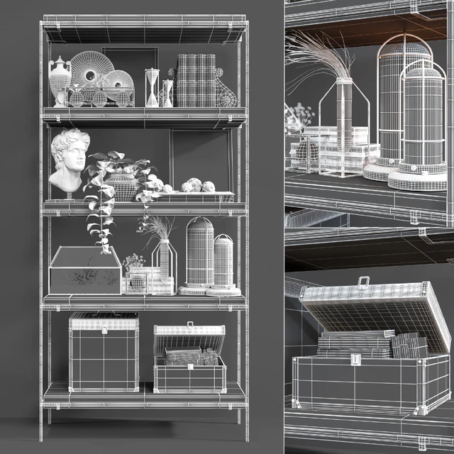 Стеллаж Pottery Barn BARTON BOOKCASE — Скачать