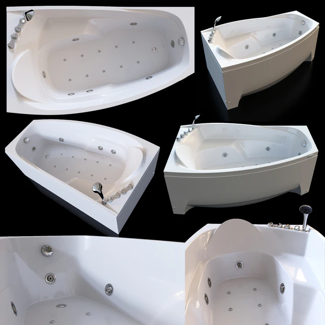 Acrylic hydromassage bath Doctor Jet Laluna — Descargar
