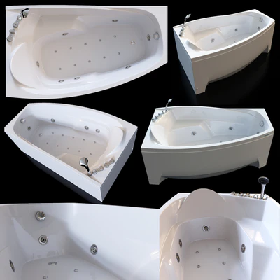 Acrylic hydromassage bath Doctor Jet Laluna — Ver 1