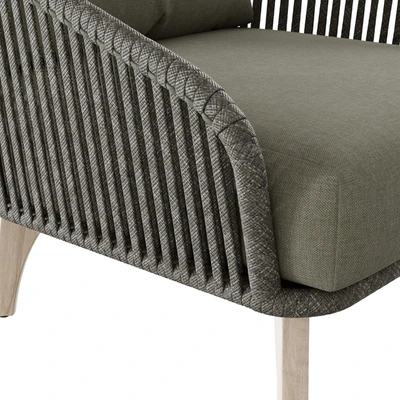 Outdoor garden wicker woven armchair 4so Santander chair — Вид 3