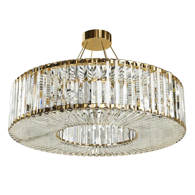 Modern LED Crystal Wheel Chandelier By Morsale, Diameter — Descargar