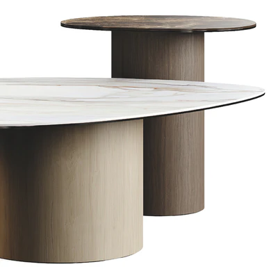 Calligaris Mushroom Coffee TopTables Marble — Ver 4