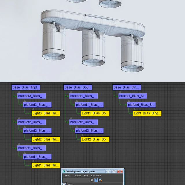 SLV BILAS set of wall-ceiling fixtures — Descargar
