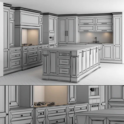 Kitchen NeoClassic - white Set 16 — View 2