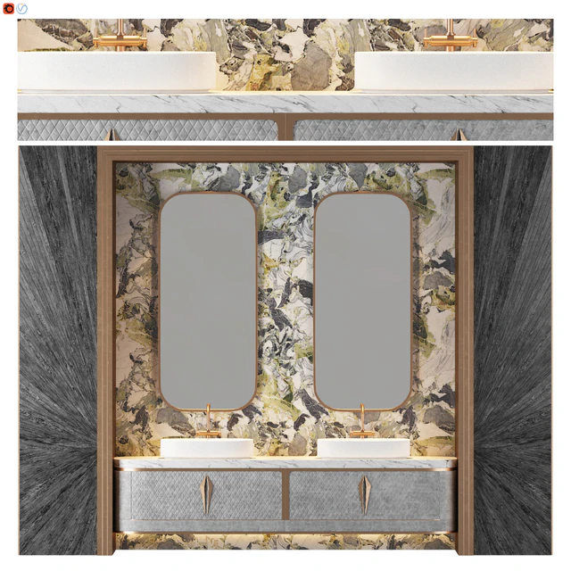 Nero Antico Bathroom — Descargar