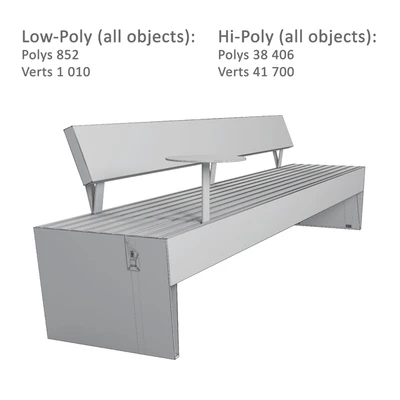 Mmcite Benches Blocq — Вид 2