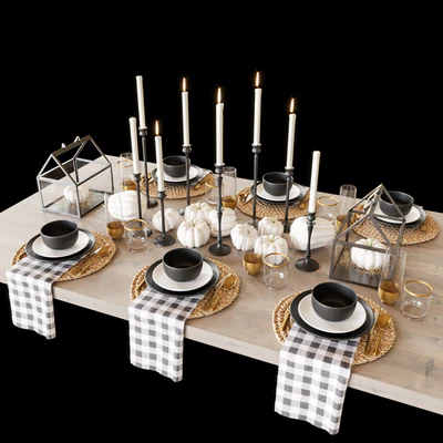Black tableware — Ver 1