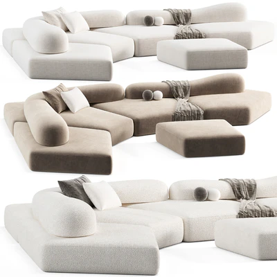 Edra On The Rocks Sectional Sofa — Ver 1