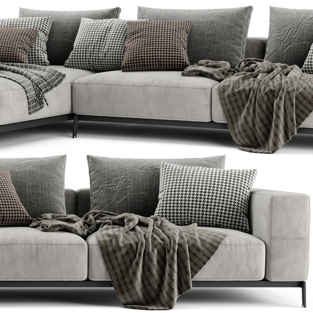Flexform Ettore Chaise Longue Sofa 2 — Descargar