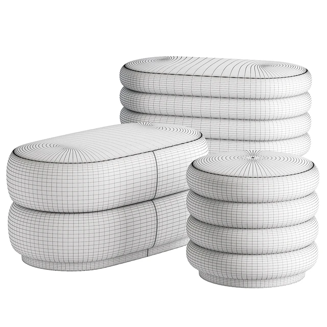 Ferm Living - Round Pouf — Скачать