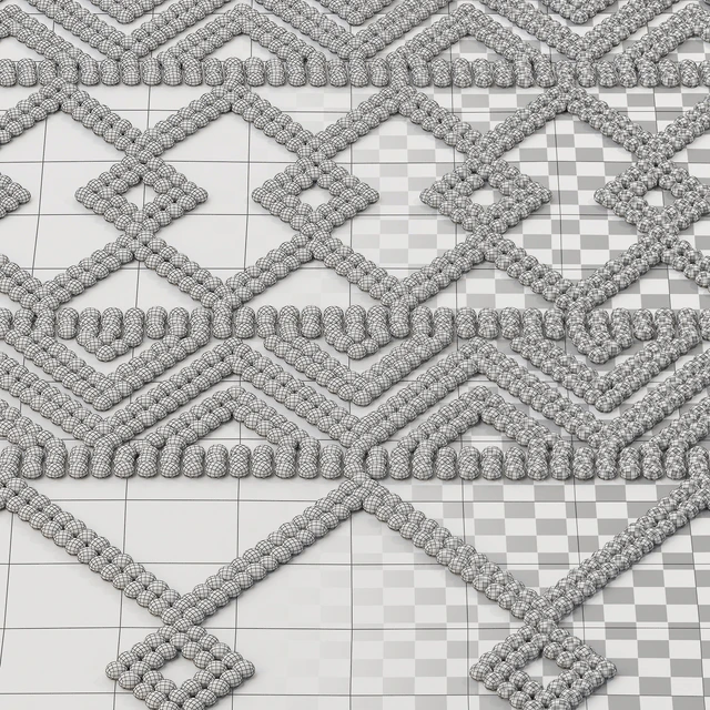 The Curated Nomad Bradrick Trellis Wool Area Rug — Descargar