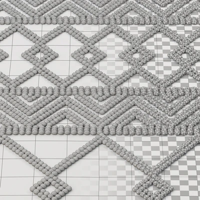 The Curated Nomad Bradrick Trellis Wool Area Rug — Ver 3