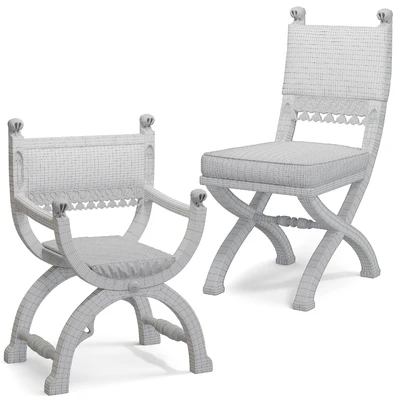 Pair of 19th Century Gothic Chairs — Вид 2