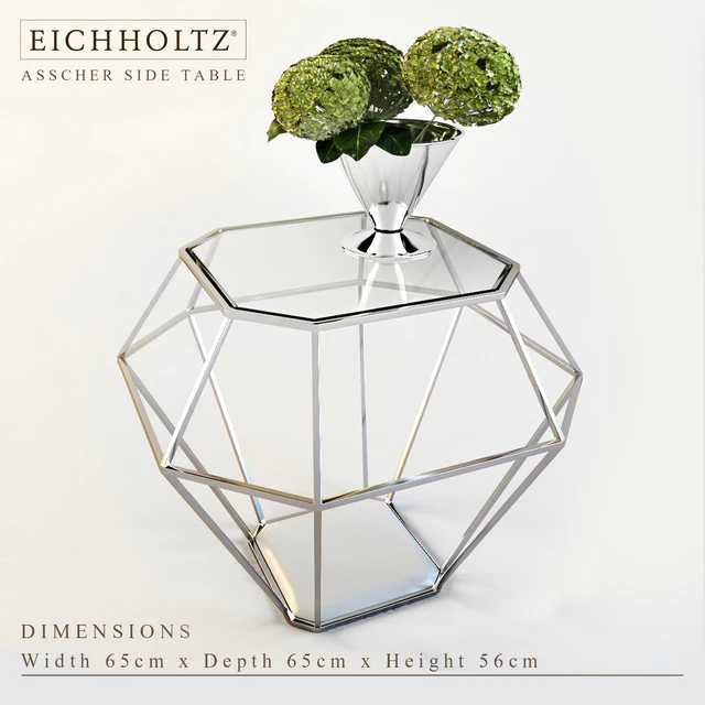 EICHHOLTZ ASSCHER SIDE TABLE with Silv by Gervasoni — Descargar