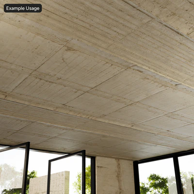 board form concrete wall texture off white — Ver 5