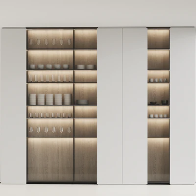 Wardrobe with dishes 005 — Ver 5