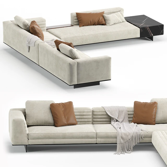 Minotti roger modular sofa — Descargar