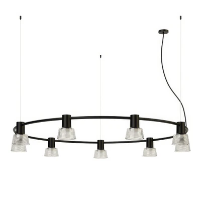 compose rail circle light small glass shade by zero — download