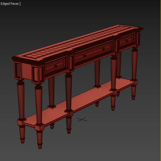 Hooker Furniture Living Room Grandover Three Drawer Console Table — Descargar