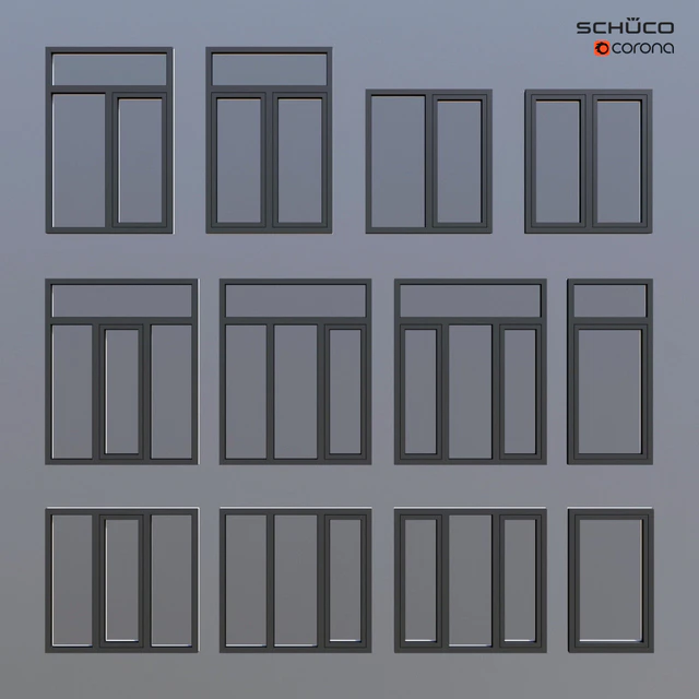 Aluminum windows Schuco — Descargar