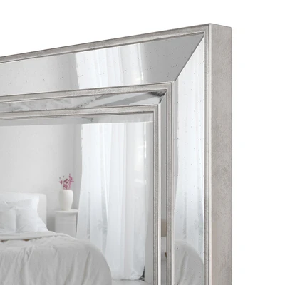 Зеркало настенное и напольное Marlena Antiqued Glass Frame Mirror by Pottery Barn — Вид 4