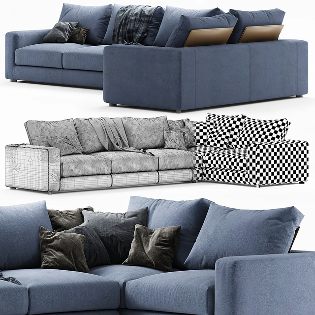 Bonaldo Hiro sofa — Скачать