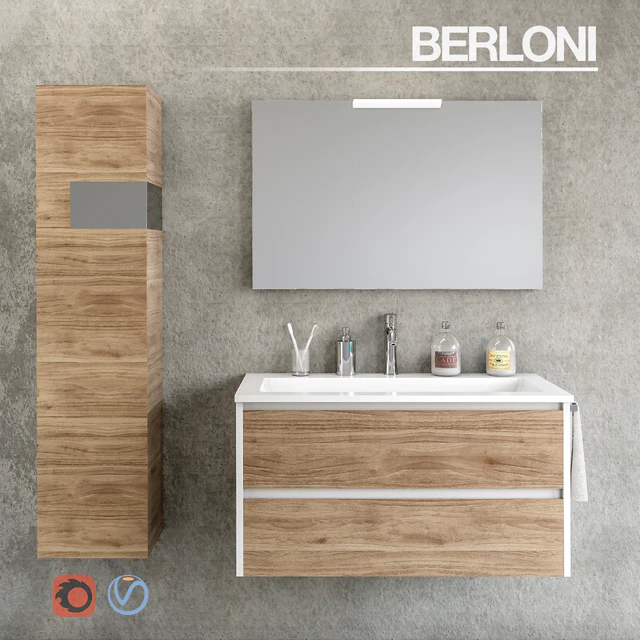Bathroom set Berloni Form 08 — Descargar