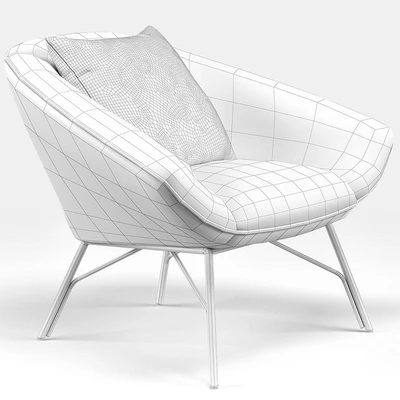 Soren Lounge Chair, Eichholtz Trento Coffee Table — Ver 3