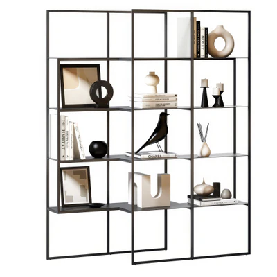 optic metal bookcase by bonaldo — download