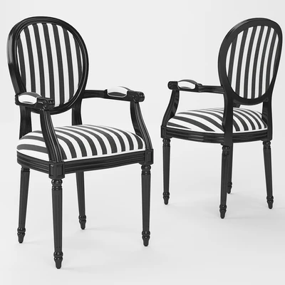 Dining chair French style 22 — View 1