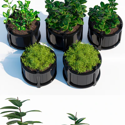 Round versailles planter 2 — Ver 2