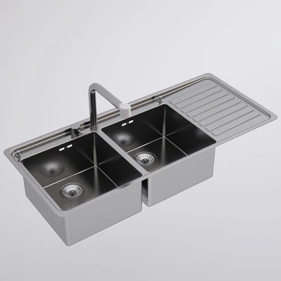 Alpes Inox Kitchen Sink — Ver 1