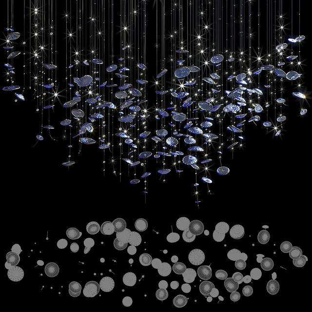 Chandelier Light Vargov - Fiber — Descargar
