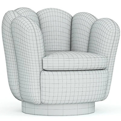 Swivel armchair Mirage Savona Nude — Ver 4