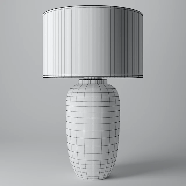 Chinoiserie Ceramic Table Lamp — Descargar