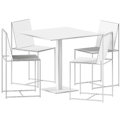 Table Mona by Grill and Chair Slim Sissi by Zeus Noto / Outdoor Furniture — Ver 3