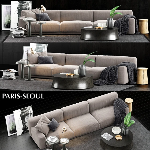 Poliform Paris Seoul Sofa 1 — Descargar