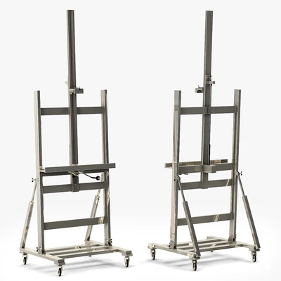 Restoration Hardware POLISHED NICKEL TV EASEL — Вид 1