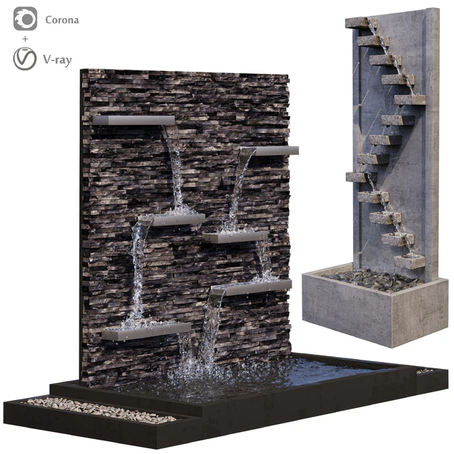 Sandstone wall fountains — Descargar