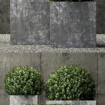 Restoration Hardware estate zinc square planters — Ver 3