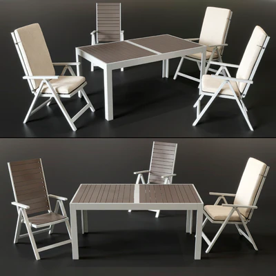 Chairs and table IKEA SHELLAND — Descargar